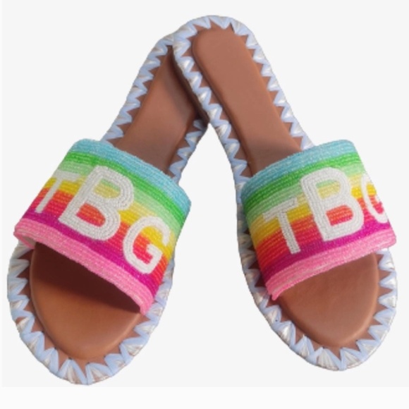 🌈Custom Rainbow Slippers🌈 - Picture 3 of 3